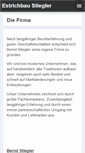 Mobile Screenshot of estrichbau-stiegler.de