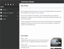 Tablet Screenshot of estrichbau-stiegler.de